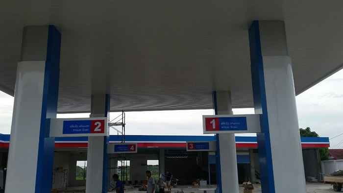 Hệ thống cửa hàng Xăng dầu PVOil Lào